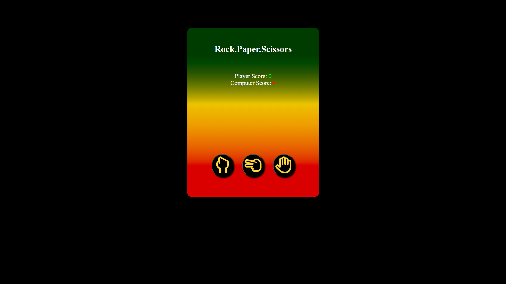Rock Paper Scissors game
